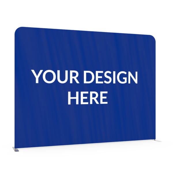 Adjustable straight tube banner stand