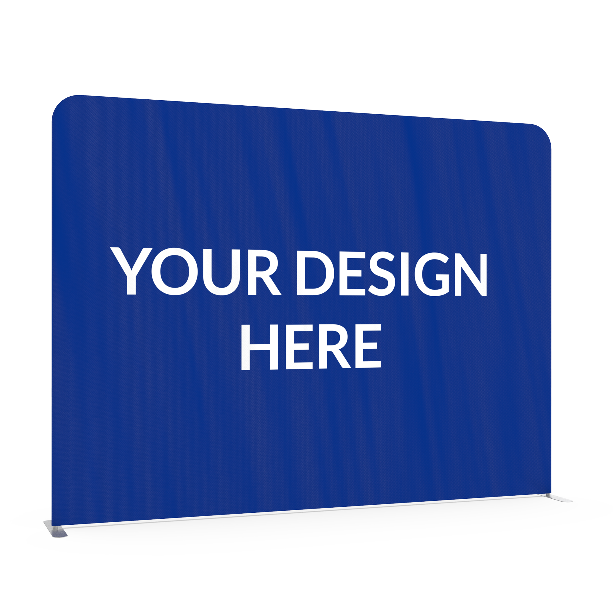 Adjustable straight tube banner stand