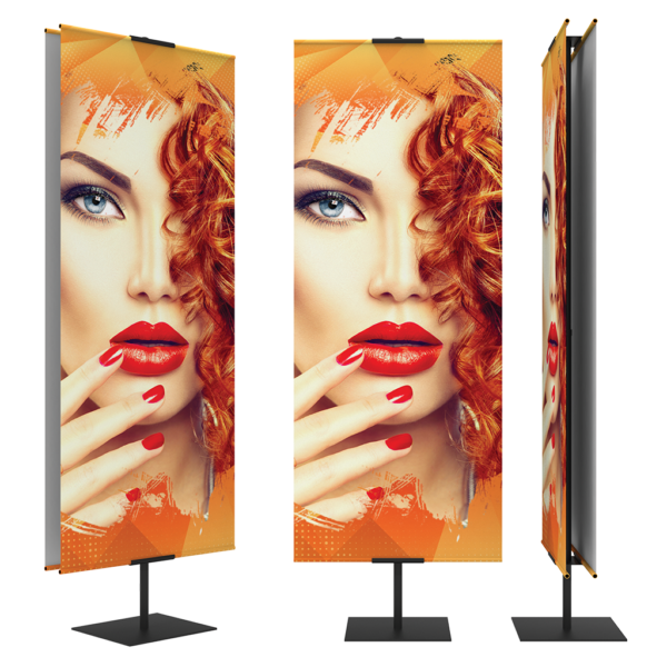 Stand up display banners