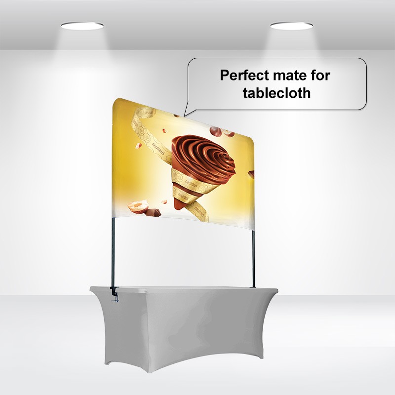 6' Premier Dye Sublimated Table Billboard - Image 2