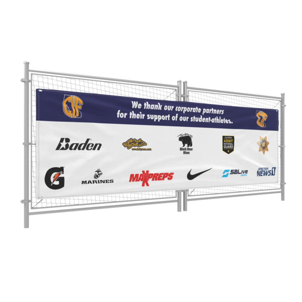 120" x 36" 13oz Scrim Vinyl Banner