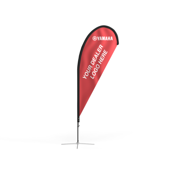 Yamaha® 11ft Teardrop Banner – Double Sided