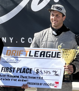 1st place check and trophy