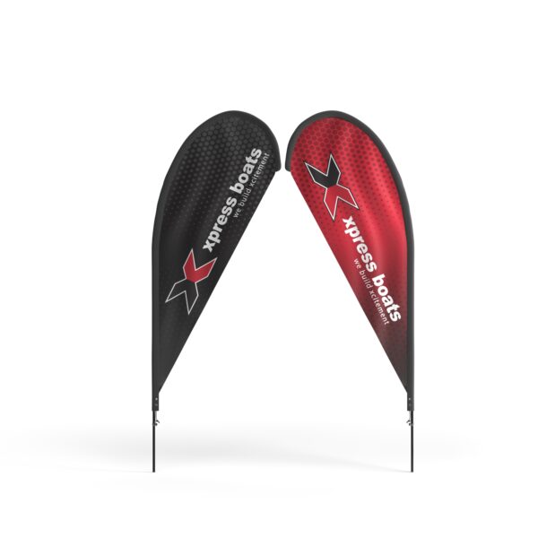 Xpress® 11ft Teardrop Banner – Double Sided