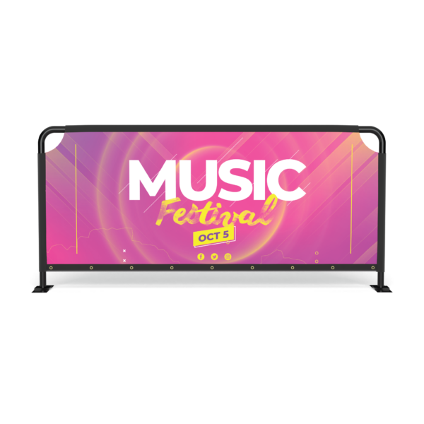 6.5' x 3' Fitted Barricade