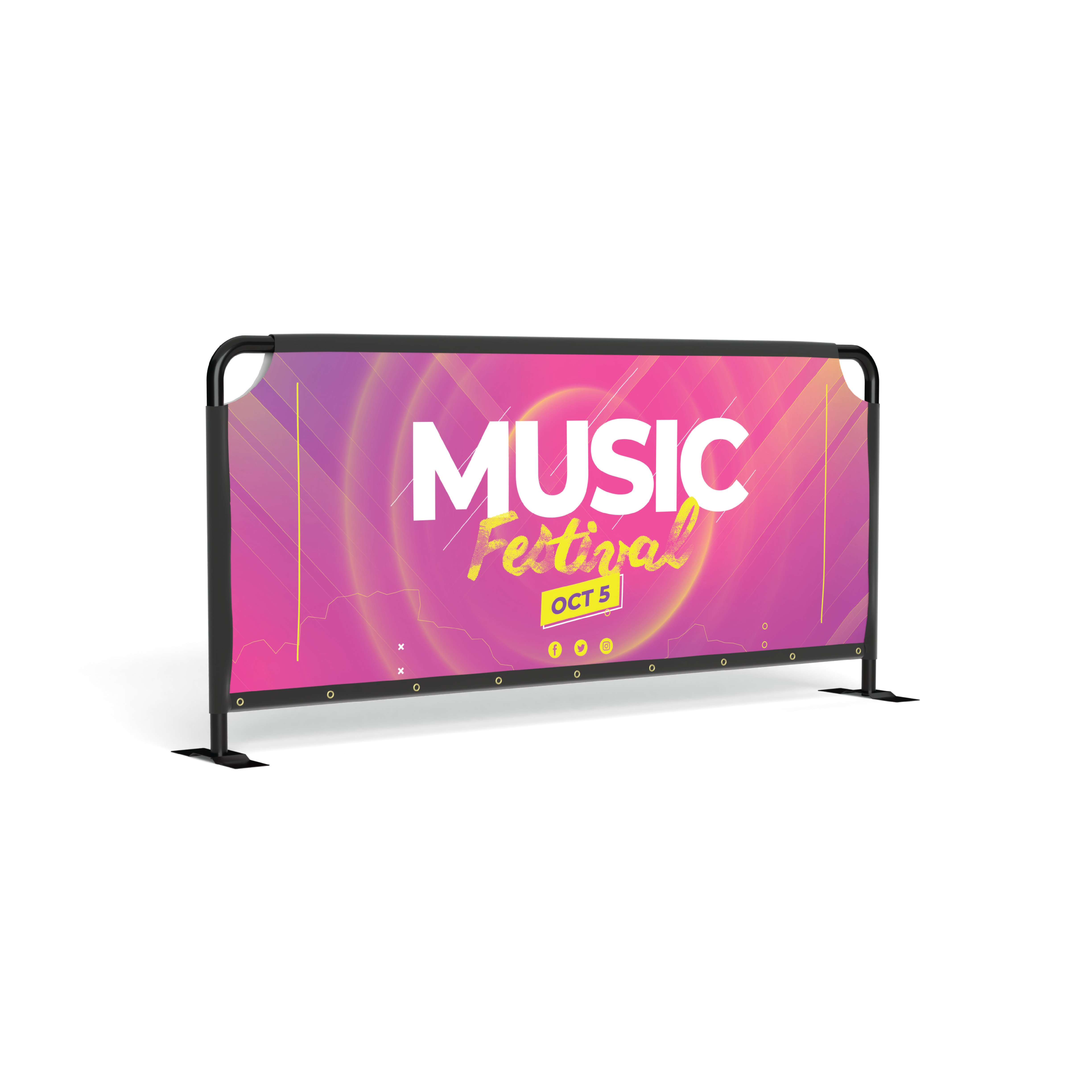 6.5' x 3' Fitted Barricade - Image 2